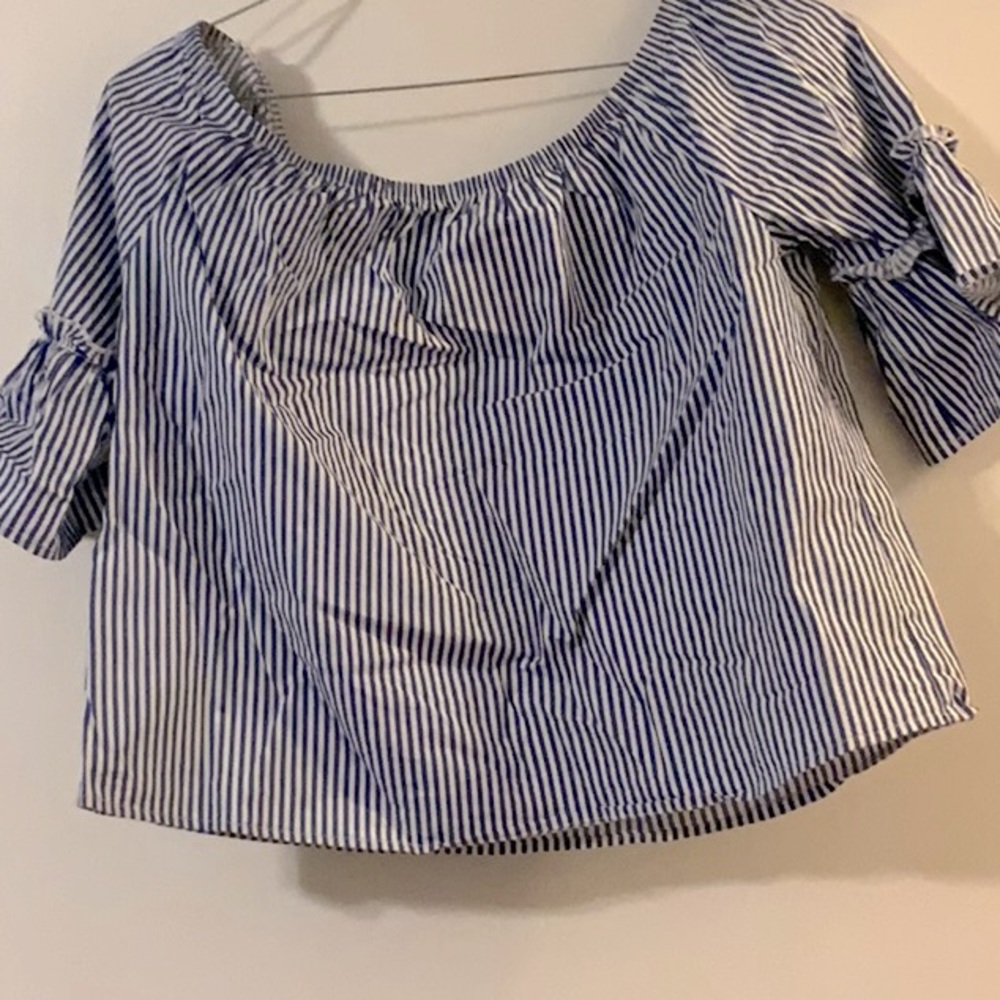 Off the shoulder top.